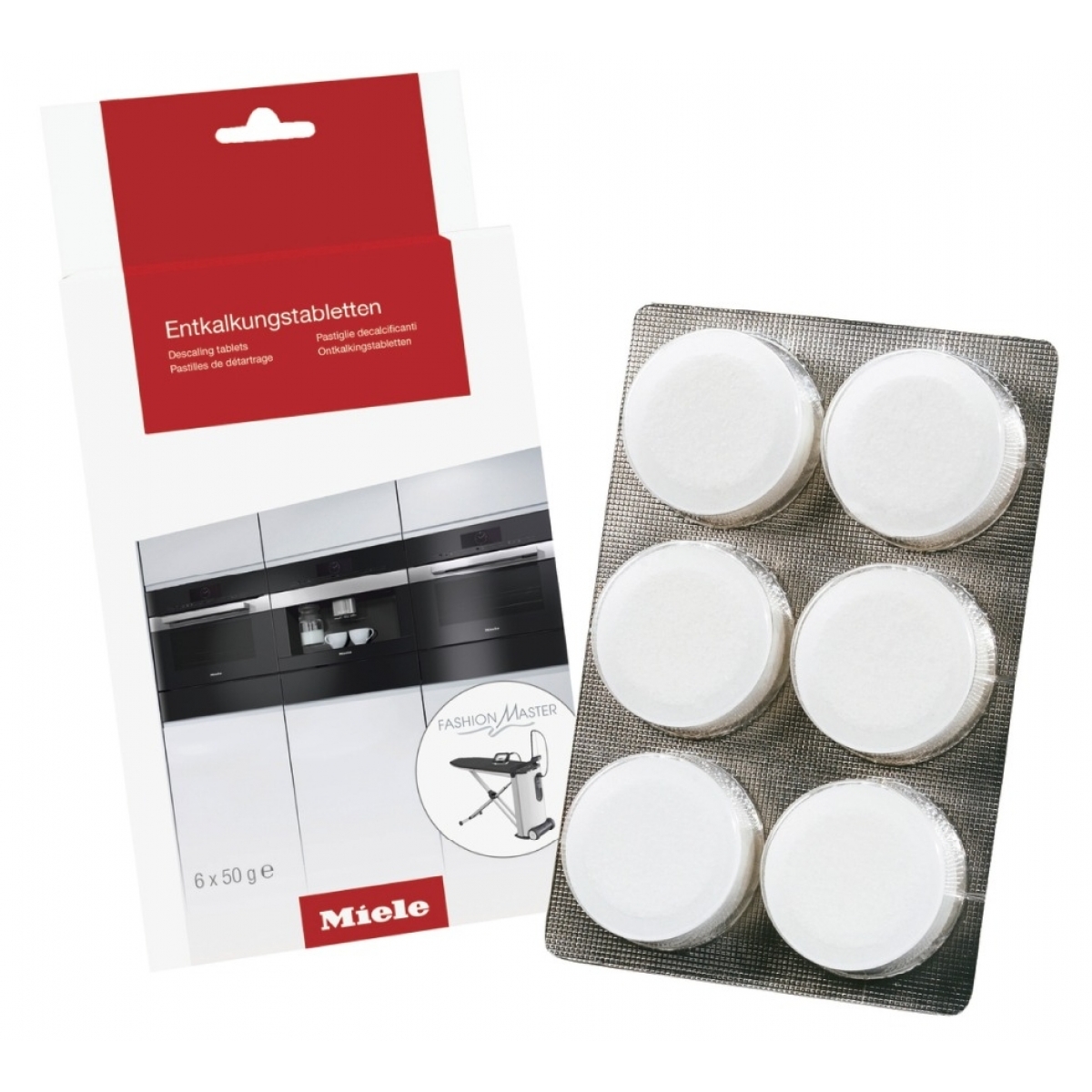 MIELE Descaling tablets 除垢片 GP DC CX 0061 T (6片)｜Miele原廠專用 | 高效溫和除垢 | 延長電器壽命